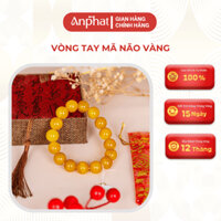 Vòng Tay Mã Não Vàng An Phát - Vòng Đá Phong Thủy Thu Hút Tài Lộc