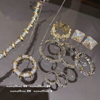 Vòng Tay Mạ Vàng 18K Đính Đá Zircon