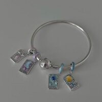 Vòng tay mặt dây chuyền Tarot Sun Love bán chạy dành cho nữ