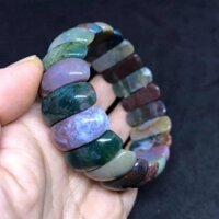 VÒNG TAY MÀU CANXEDON BẢN DẸP