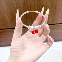 vòng tay mix cham cờ tổ quốc , vòng tay nữ , vòng cham bạc , cờ tổ quốc