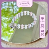 Vòng tay moon mix rose Jewelryou đá năng lượng tình duyên tránh toxic may mắn - Jew42