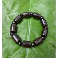 Vòng tay nam gỗ hạt trúc 12 ly mun sừng khánh hòa