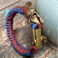 Vòng tay nam, handmade, đẹp, không gỉ Sparta King Paracord - Amigos