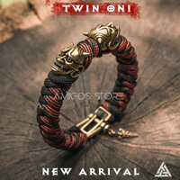Vòng tay nam, handmade, đẹp, không gỉ, Vòng tay Twin Oni - Amigos