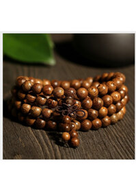 Vòng tay nam nữ 108 hạt 8 ly gỗ đàn hương