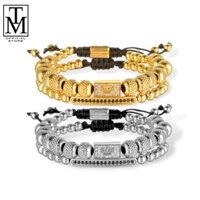 Vòng tay nam nữ Retro chuỗi hạt cá tính nhiều màu lựa chọn VT3