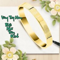 VÒNG TAY NAM TITAN BÁT NHÃ TÂM KINH MÀU VÀNG LN119 Pitaca