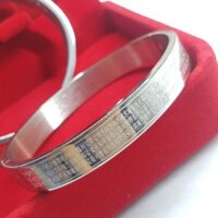 Vòng tay nam titan khắc chú
