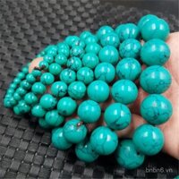 Vòng tay ngọc bích, vòng tay hạt tròn ngọc lam tối ưu, vòng tay giả ngọc lam, vòng tay lớn màu xanh lá cây, vòng tay giả ngọc bích