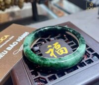 Vòng Tay Ngọc Cẩm Thạch Bản Vuông Size 53