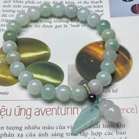 Vòng tay ngoc cẩm thach jade size 8.5mm kèm hộp Đẹp