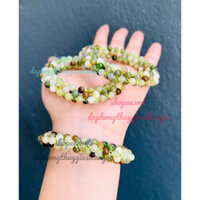 Vòng tay ngọc hoà điền mẫu nho xinh sdep 5A