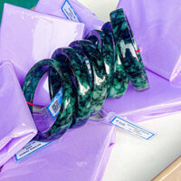 Vòng tay ngoc xanh sơn thuỷ kèm kiểm định PNJ