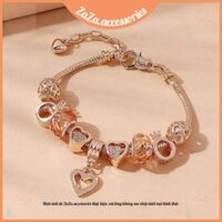 Vòng Tay Nữ Bạc Titan - Lắc Tay Nữ Titan Bạc Charm Xinh Bling Bling ZaZa.accessories