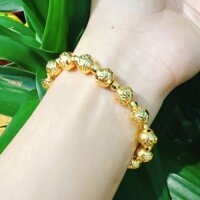 Vòng Tay Nữ Châu Thắt Nơ Vàng - Lắc Tay Nữ Đẹp - Đủ Size, Bền Màu, Không Đen Không Ngứa