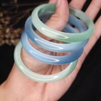 Vòng tay nữ đá mắt mèo đủ màu size 53 54 ảnh thật