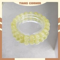 Vòng tay nữ đá Serpentine dạng lu