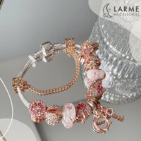 Vòng tay nữ, lắc tay charm pandora phong cách cổ điển larme accessories-VT0163