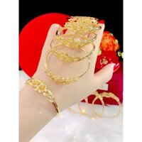 Vòng tay nữ màu vàng 18 cao cấp mẫu mới về