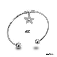 Vòng tay nữ ngôi sao may mắn ver8 WVT063 Không đen không gỉ sét