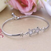 Vòng tay nữ ngôi sao may mắn ver5 WVT204 Không đen không rỉ sét
