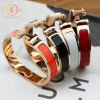 Vòng Tay Nữ, Vòng Tay Titan Mạ Vàng Cao Cấp Mặt Chữ H