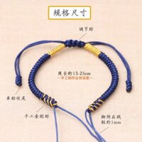 Vòng tay nút Vajra bằng vàng với hạt chuyển, vàng cứng, không cần tự làm, dây tay năm mới bán buôn cho phụ nữ