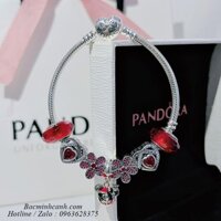 Vòng tay Pandora charm hoa 5 cánh PA02