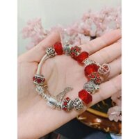 🌹Vòng Tay Pandora Đỏ, Vòng May Mắn Charm Titan Cao Cấp Thời Trang🌹
