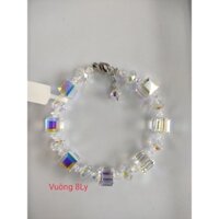 Vòng Tay Pha lê Swarovski Vuông 8ly