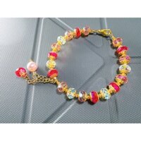 Vòng Tay Pha Lê Swarovski Handmade (Bánh Cam, Ngọc Trai, Nón, Charm
