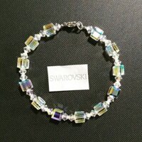 Vòng tay Pha lê Swarovski vuông 6li chính hãng