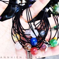 vòng tay phối đá và charm bạc 925