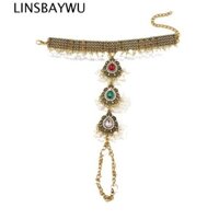 Vòng tay phong cách dân tộc LINSBAYWU Quà tặng tinh tế cổ điển