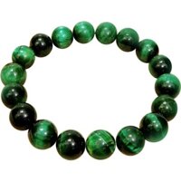 Vòng Tay Phong Thủy Đá Mắt Hổ Xanh Lục