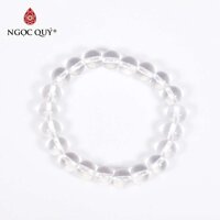 Vòng tay phong thủy đá thạch anh trắng mệnh kim , thủy - Ngọc Quý Gemstones - 8mm