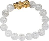 Vòng tay phong thủy đá thạch anh rạn MS125-8M