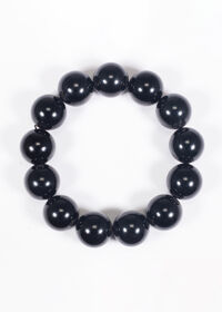 Vòng tay phong thủy đá obsidian mệnh thủy , kim - Ngọc Quý Gemstones - 16mm
