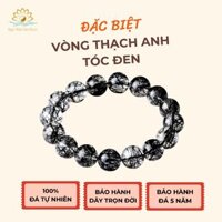 Vòng tay phong thủy nam nữ, Thạch Anh Tóc Đen, Ngọc Thiên Tâm Charm, bảo vệ và hỗ trợ tinh thần, tạo tự tin kiên cường