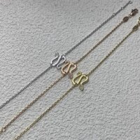 Vòng tay rắn kim cương mới thời trang bằng thép titan cặp đôi vòng tay đơn giản