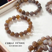 Vòng tay san hô đen siêu đẹp tnhien size 11mm