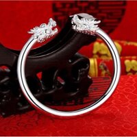 Vòng tay song long 2 đầu Rồng thịnh vượng Mã SP (VT0720008) tặng kèm hộp đựng cao cấp