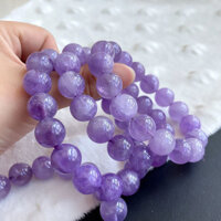 Vòng tay thạch anh tím oải hương tự nhiên nguyên chất Vòng tròn đơn Bạn bè miễn phí Fuji Choice Hạt lỗi cá nhân là bình thường