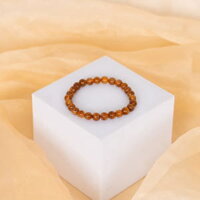 Vòng Tay Thạch Anh Tóc Nâu 4A 7,8 Ly 079-0844A-7,8