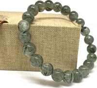 Vòng Tay Thạch Anh Tóc Xanh 5A Kateda - 8mm