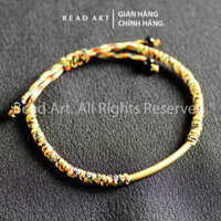 Vòng Tay Thắt Dây Ngũ Sắc Và Charm Mạ Vàng 24K Từ Thổ Nhĩ Kỳ (Turkey), Vòng Tay May Mắn, Phong Thuỷ S45