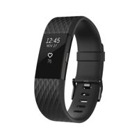 Vòng tay thông minh Fitbit Charge 2 bản Gunmetal chính hãng-size S/L