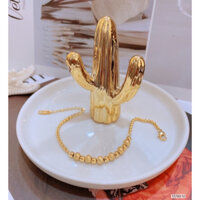 Vòng Tay Titan, Lắc tay nữ Titan hạt bi tròn trơn nhám xen kẽ 𝐍𝐀𝐚𝐜𝐜 - 𝐍𝐠𝐚̂𝐧 𝐀𝐧𝐡 𝐀𝐜𝐜 LT26