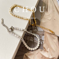 Vòng Tay Titan, Lắc Tay Titan Đính Đá Zircon | CHOU ACCESSORIES |